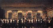 Wolfgang Heimbach Nocturnal banquet china oil painting reproduction